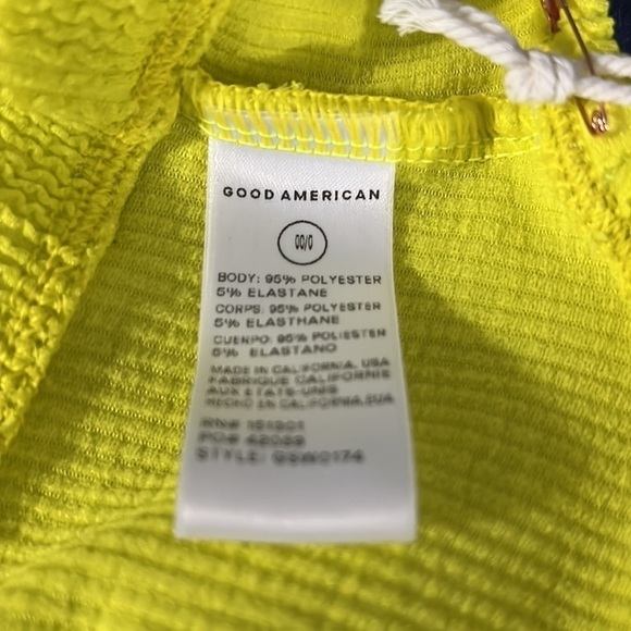 Good American Crinkle Basic Bandeau size 0/00 NWT - Picture 5 of 6